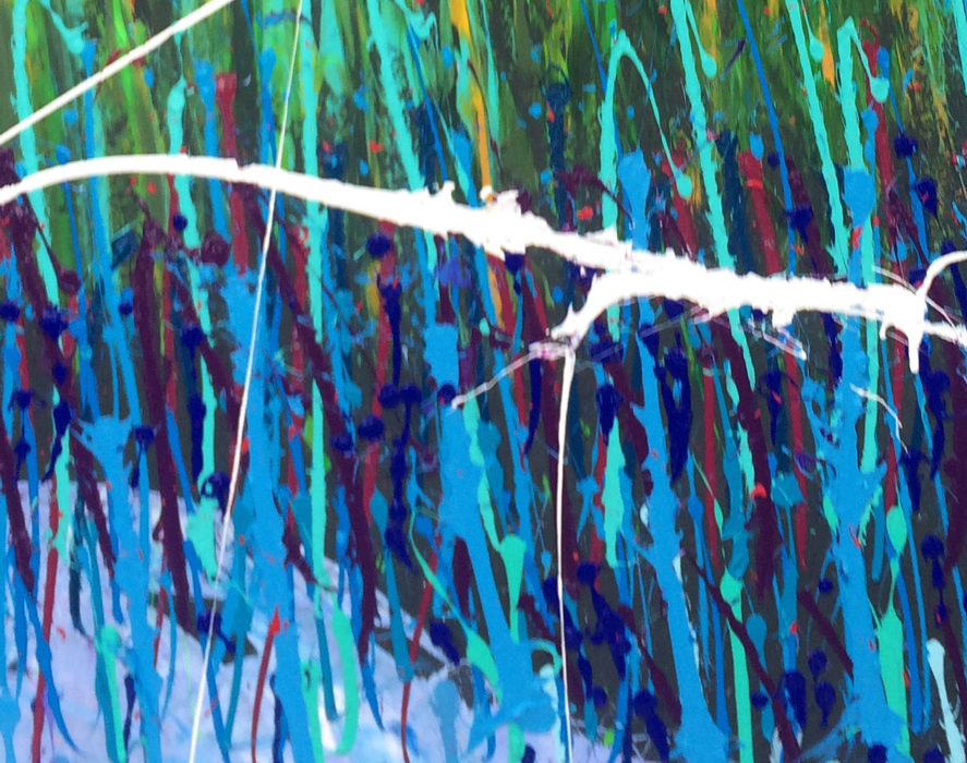 Danza Nocturna - Night Dance 110x110 cm