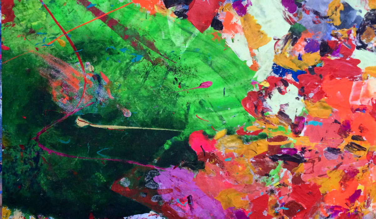 Devorando colores - Devouring colors - 74x87 cm