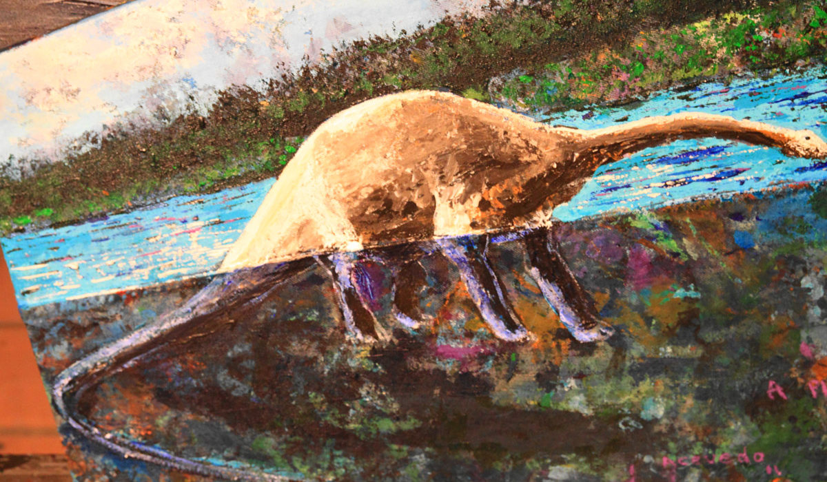 Dinosario a Felipe / Dinosaur to Felipe – 2011 – 55x35x60 cm