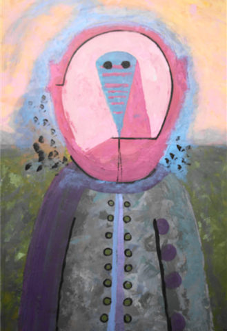 Homenaje a Rufino Tamayo 2 / Tribute to Rufino Tamayo 2 – 100×149.5 cm