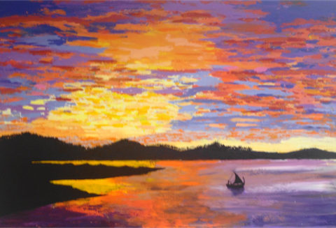 Navegando / Sailing – 2012- 100×150 cm