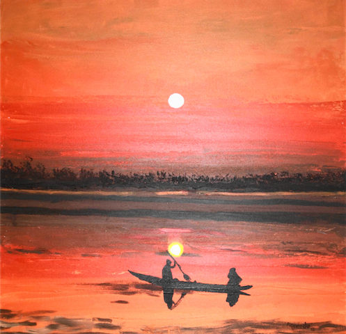Pescadores / Fishermen – 80×80 cm