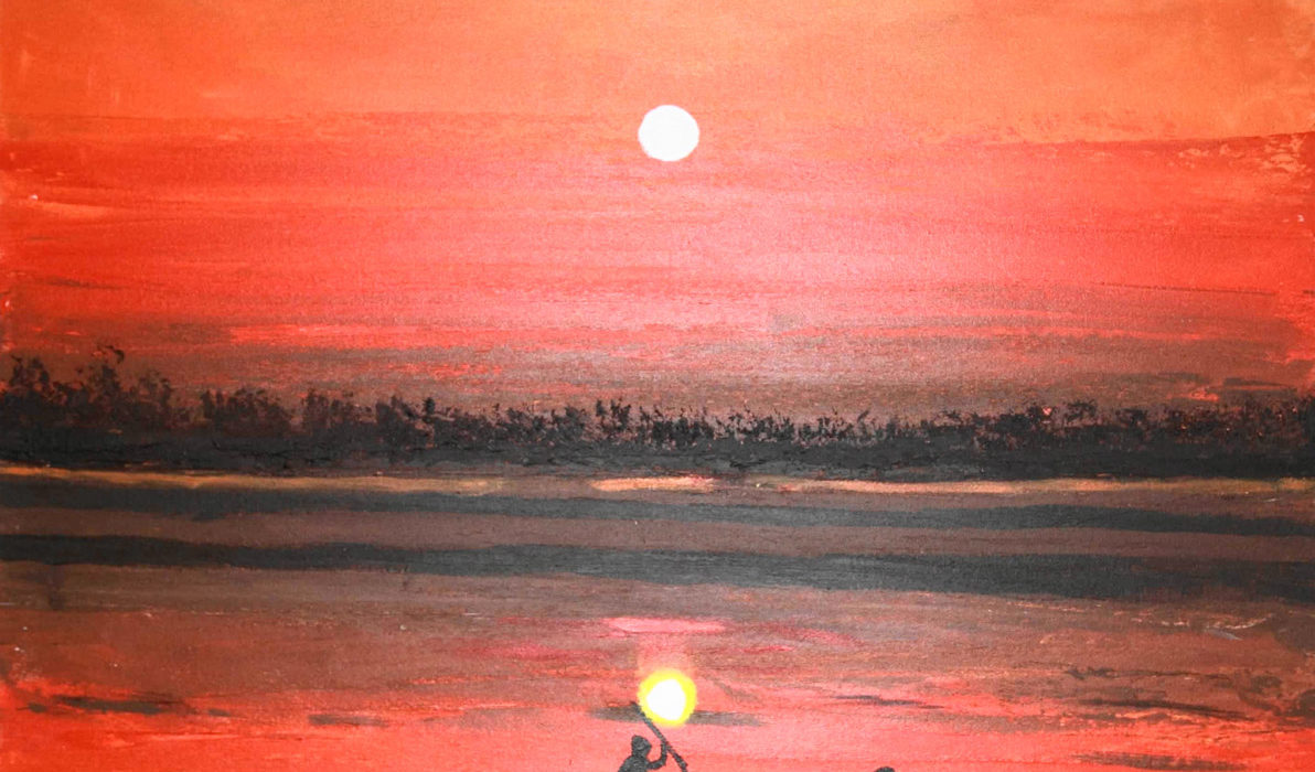 Percadores / Fishermen - 80x80 cm