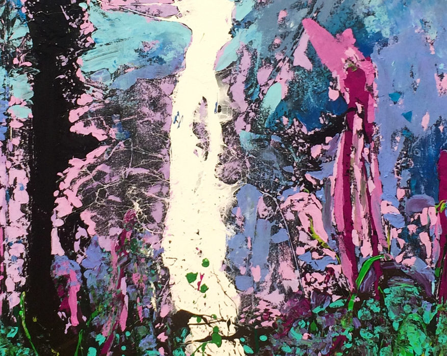 Toma de la naturaleza / Nature's takeover 2 de 2 - 120x120 cm