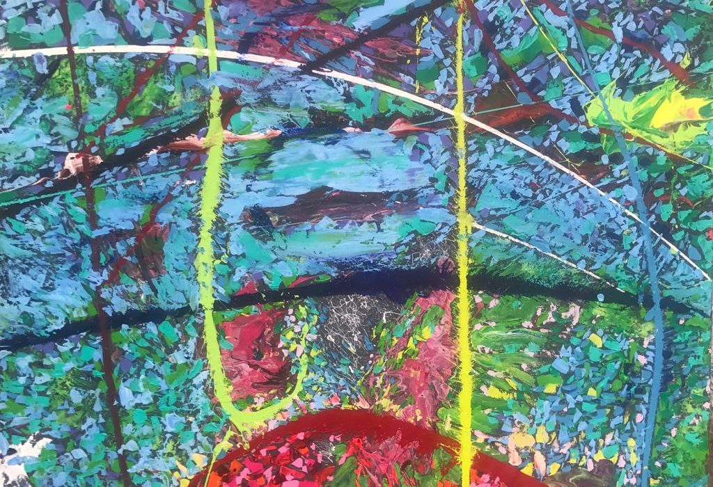 pesca roja 120 x 120 cm – 2016