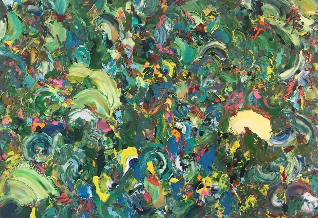 Actividad en colores 92 x 124 ,5 cm - 2017