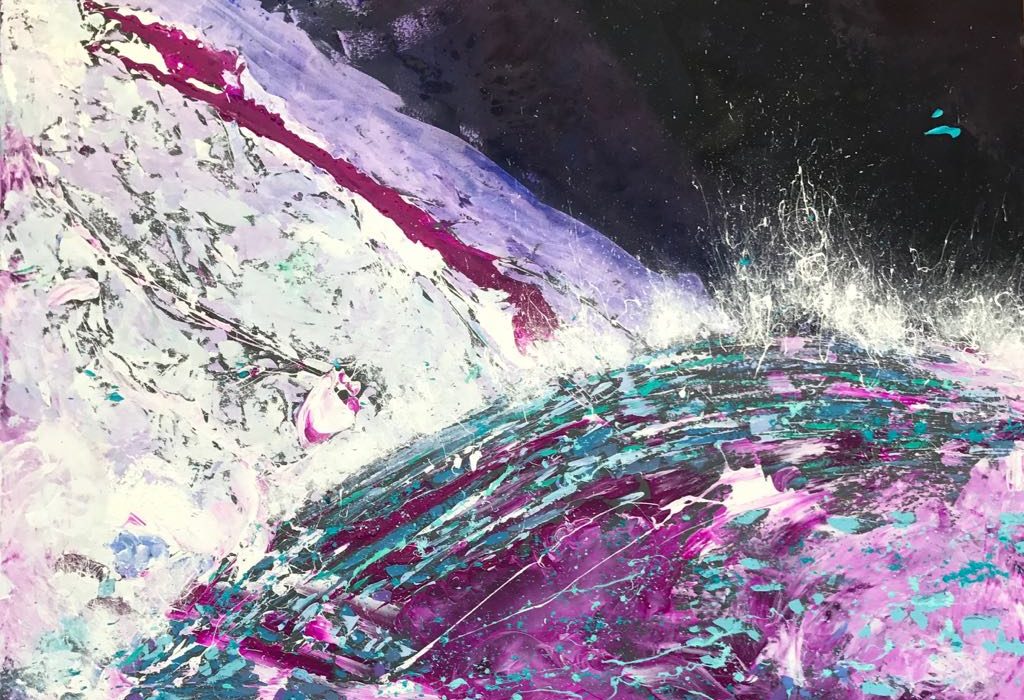 Alarido terrenal 170 x 170 cm - 2017