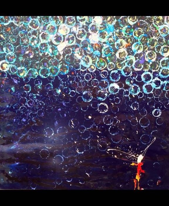 Burbujas 170 x 170 cm - 2017