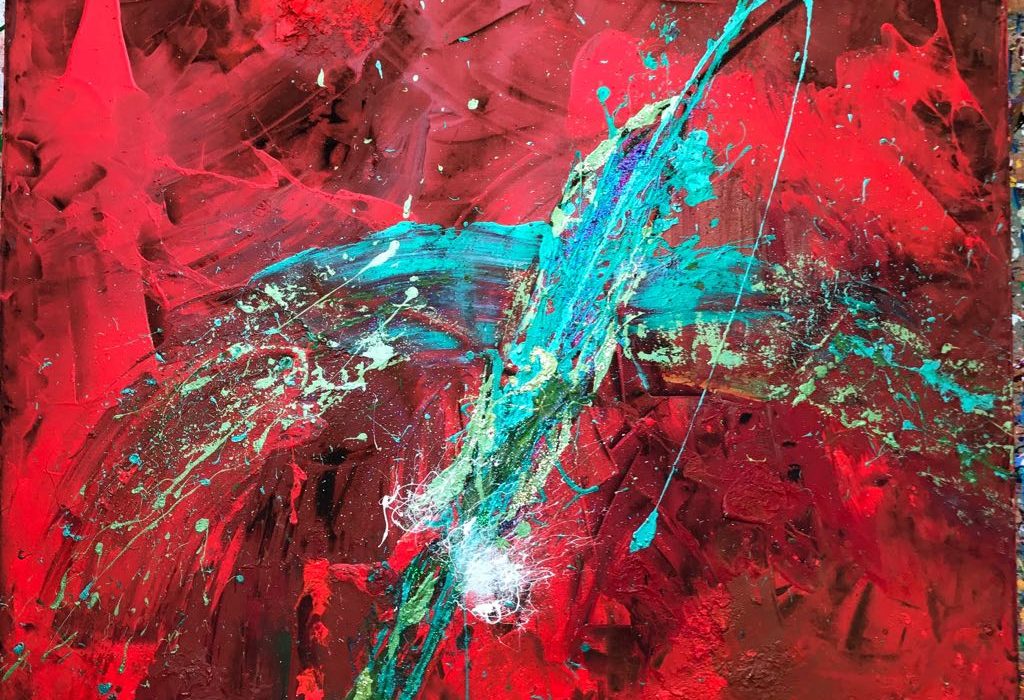 Chupaflor 147x 147 cm - 2017