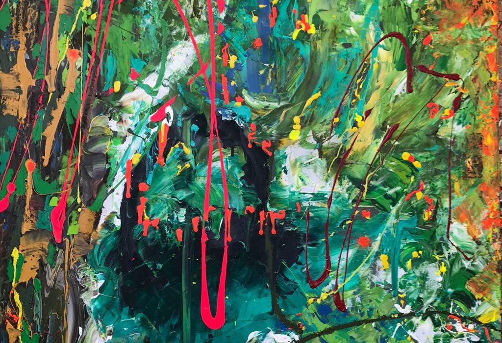 El mito de la caverna 170 x170 cm - 2017