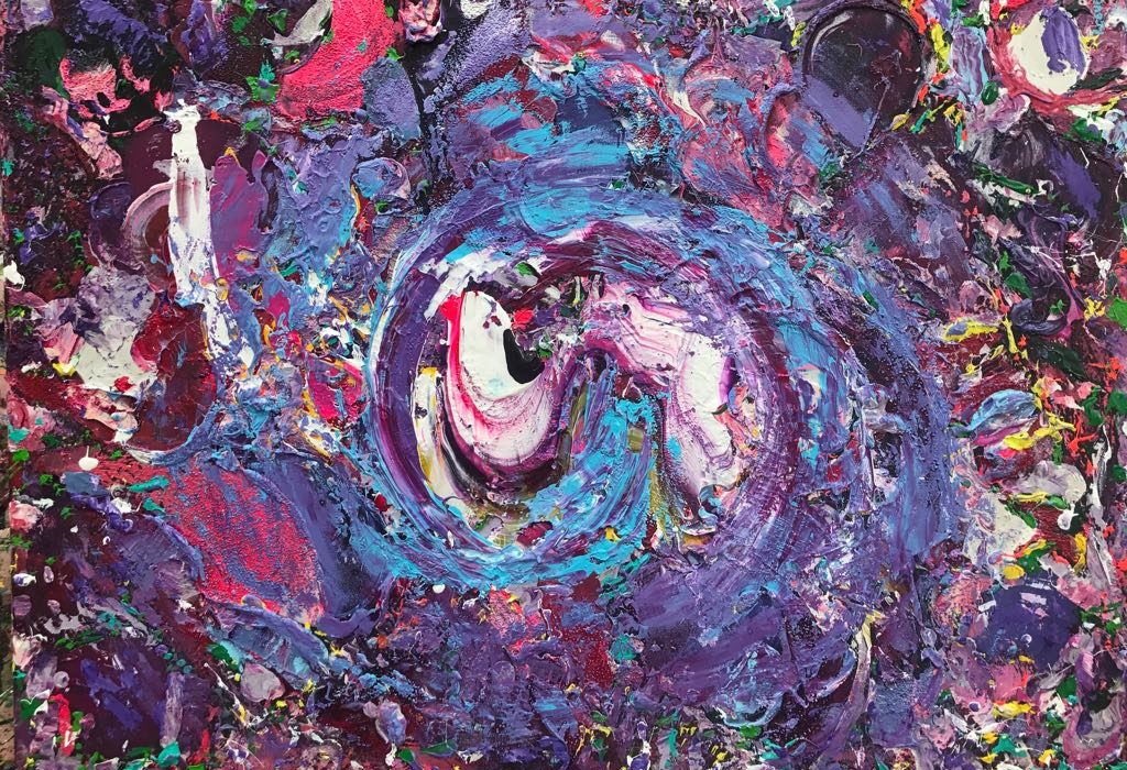 Estamos siendo observados 78 x 113 cm - 2017