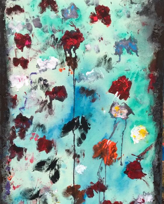 Mariposas tónicas 102.5 x 56 cm - 2017