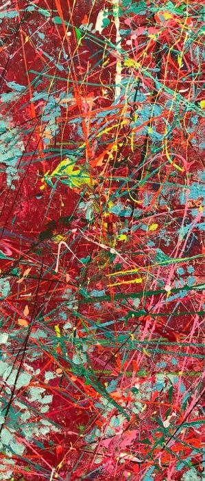 Rayando imaginaciones 156 x 49 cm - 2017