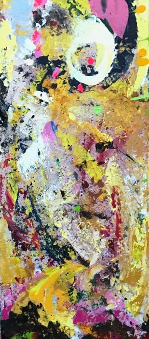 Recordando al lodo 40 x130 cm - 2017