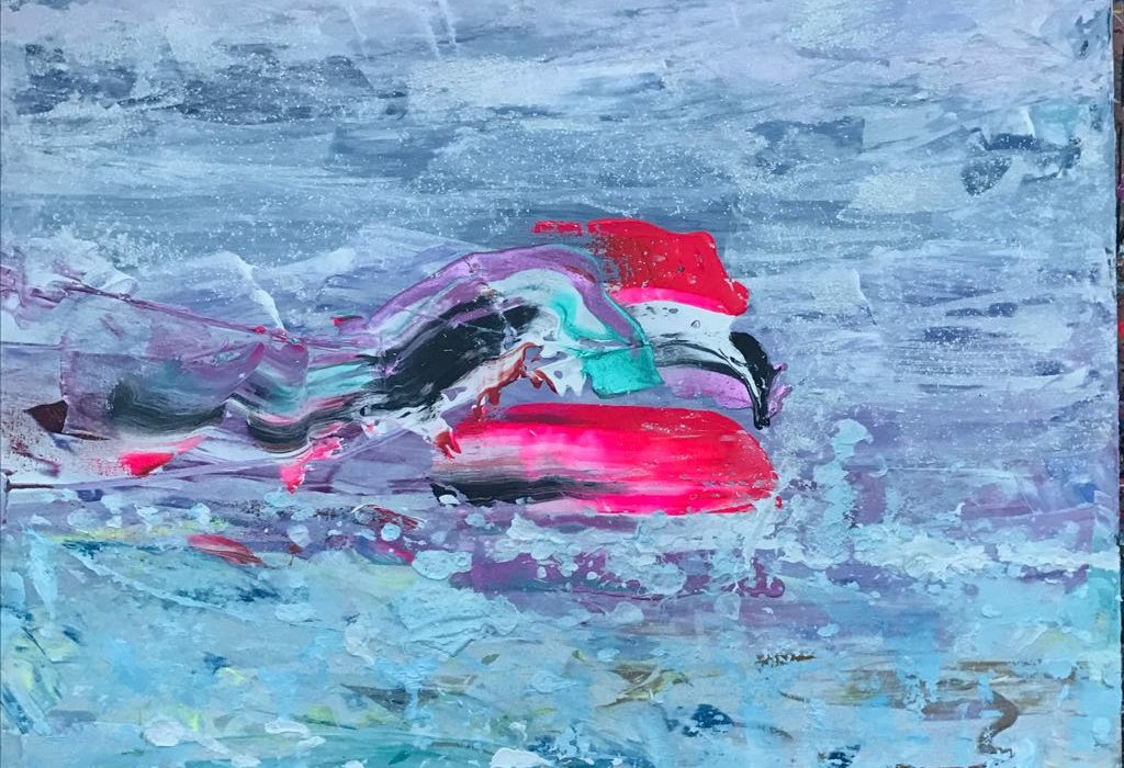 Santa pájaro 125 x 125 cm - 2017