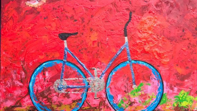 “Bicicleta” “Bicycle” 150×150 cms