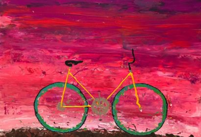 "Bicicleta en el barro" " Bicycle in the dirt" 170x170